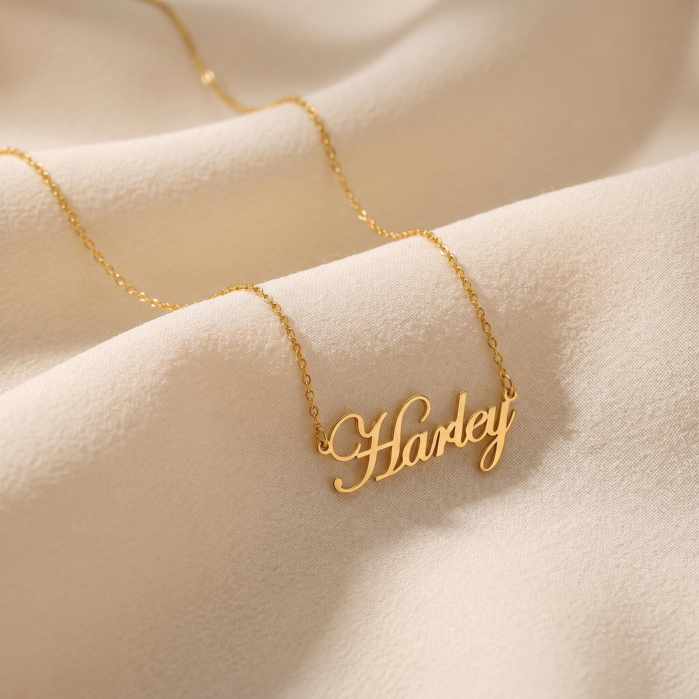 Personalized Name Necklace Minimalist Script Pendant