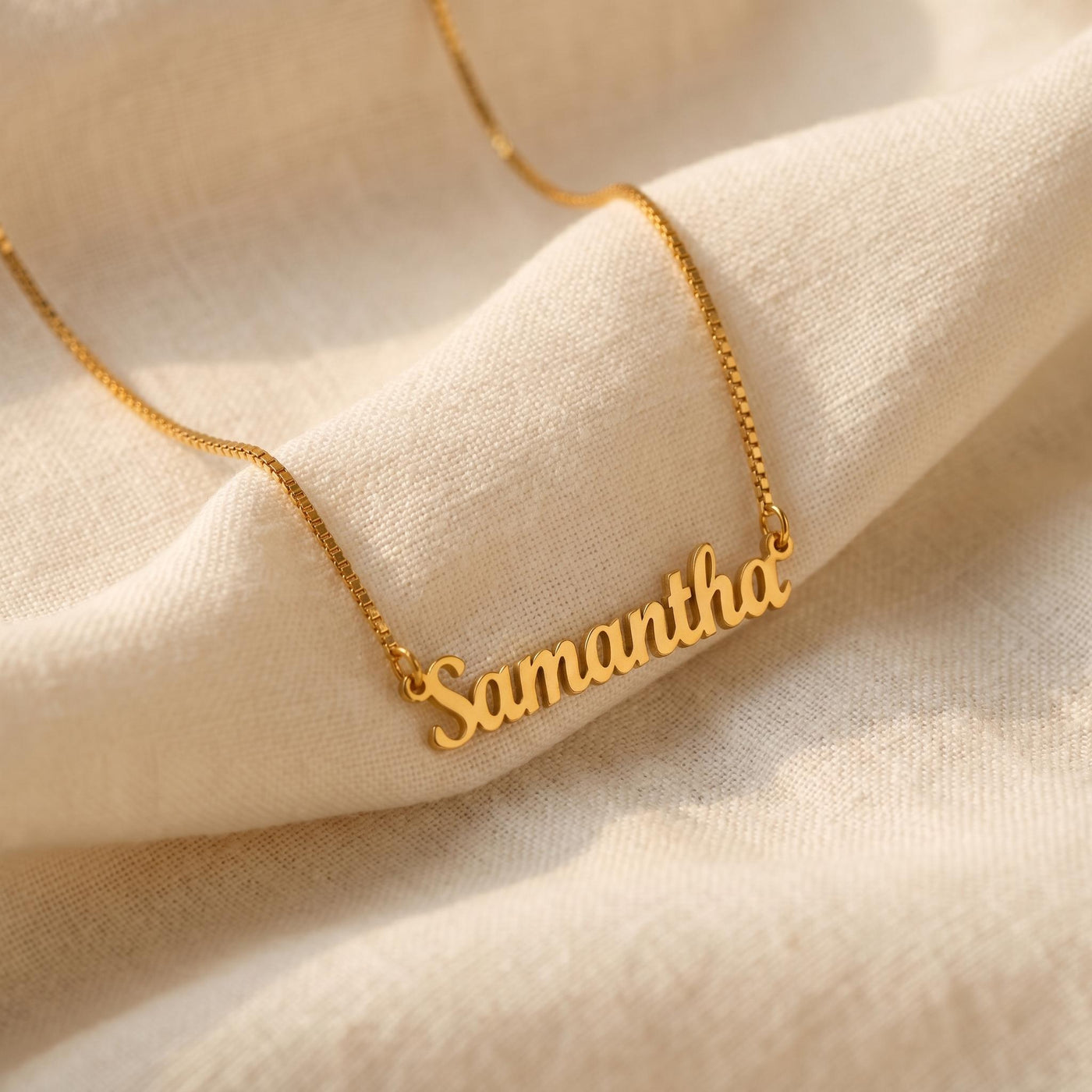 Personalized Cursive Name Necklace, Bridal Jewelry