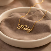 Personalized Name Necklace Minimalist Script Pendant