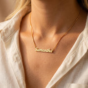 Personalized Cursive Name Necklace, Bridal Jewelry