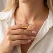 Personalized Cursive Name Necklace, Bridal Jewelry